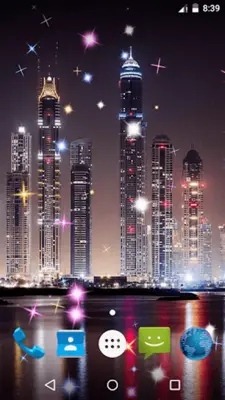 Dubai Night Live Wallpaper android App screenshot 2